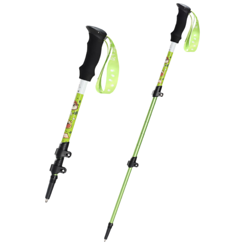 CAMEL × Boonie Bears Professional Outdoor Telescopic Folding Hiking Trekking Pole Cane