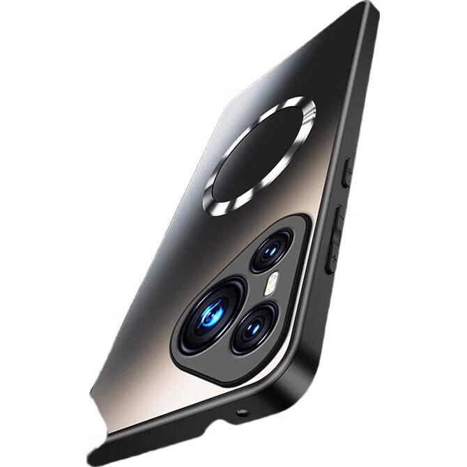 Чехол NEYAA AG Frosted для Huawei Pura 70 Pro, защитный чехол с магнитной зарядкой, ультратонкий матовый дизайн, защита от падений, темно-зеленый
