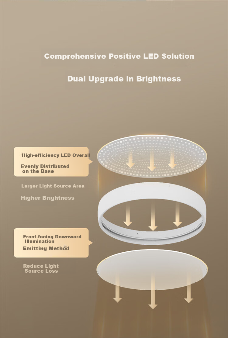 Paulmann P German Living Room Ceiling Light, Bedroom Eye Protection Anti-Blue Light Anti-Flicker Full Spectrum Lighting Fixture [Installation Included] 8