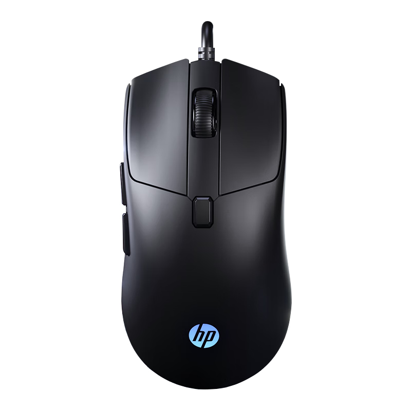 HP G160 Wired Gaming Mouse with RGB Breathing Light, Silent E-Sports Macro Programming for LOL And PUBG, USB Interface for Laptops And Desktop Computers, Office Universal Use, Black Silent Model