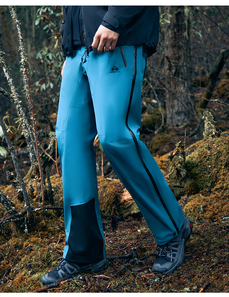 Pioneer Camp Hardshell Hiking Pants for Men, Durable Outdoor Windproof Waterproof Mountaineering Trekking Trousers with Breathable Long Pants 12