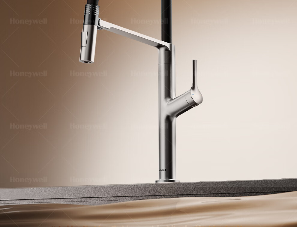 Honeywell Kitchen Silicone Magnetic Faucet Single Handle Hot and Cold Dual Control Zinc Alloy Chrome Plated Sink Faucet CCX01B 6