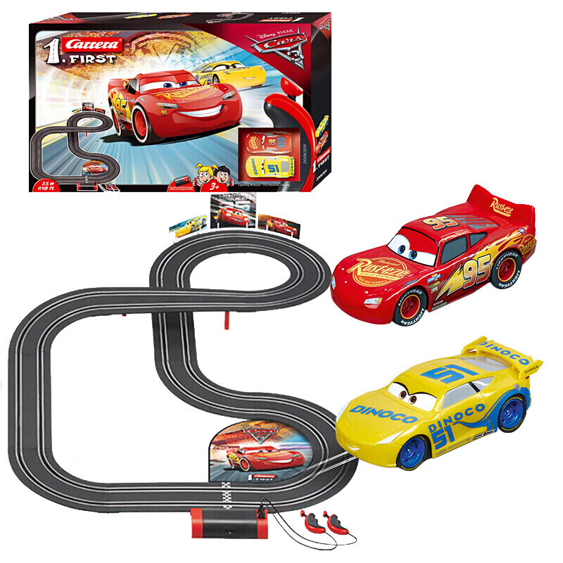 Радиоуправляемая машинка Carrera Track Car, Молния Маккуин, подарок для мальчиков, гоночный автомобиль с дистанционным управлением