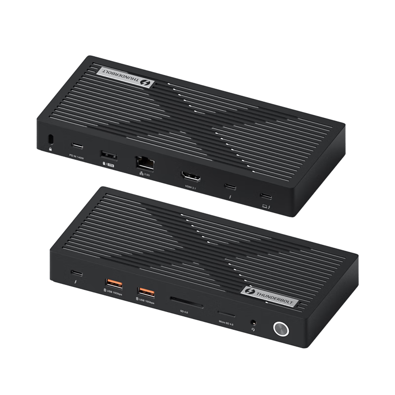Hagibis Thunderbolt 4 Dock Thunderbolt 4 Expansion Dock Multi-Port USB Hub Type-C to HDMI Ethernet Port 40Gbps Apple Laptop Mac Converter
