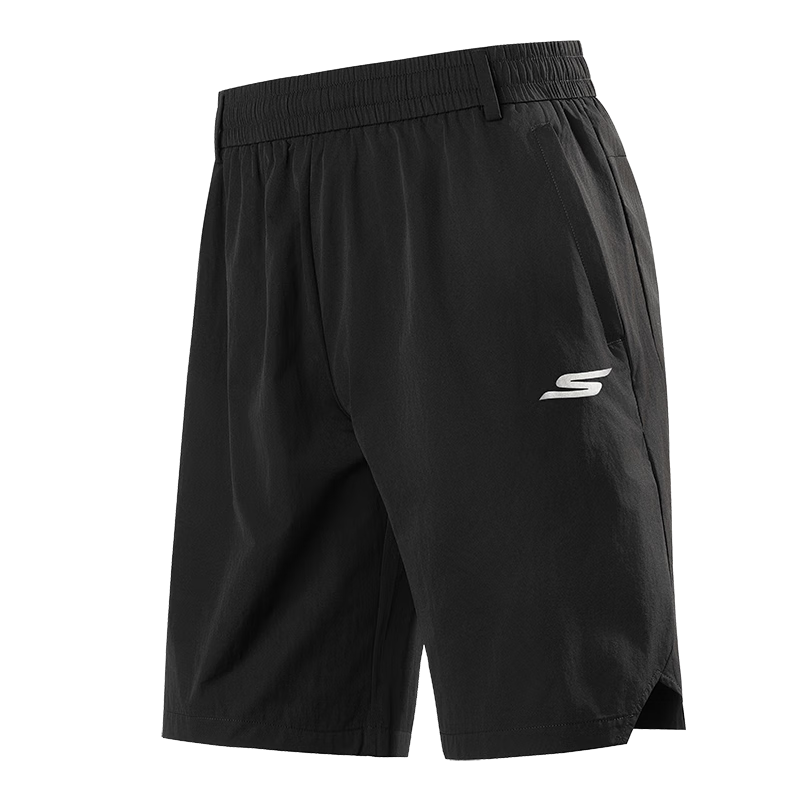 Skechers Men's Shorts, Summer 2026, Quick-Dry Loose Breathable Shorts, Outdoor Running Fitness Zipper Pocket Five-Point Shorts