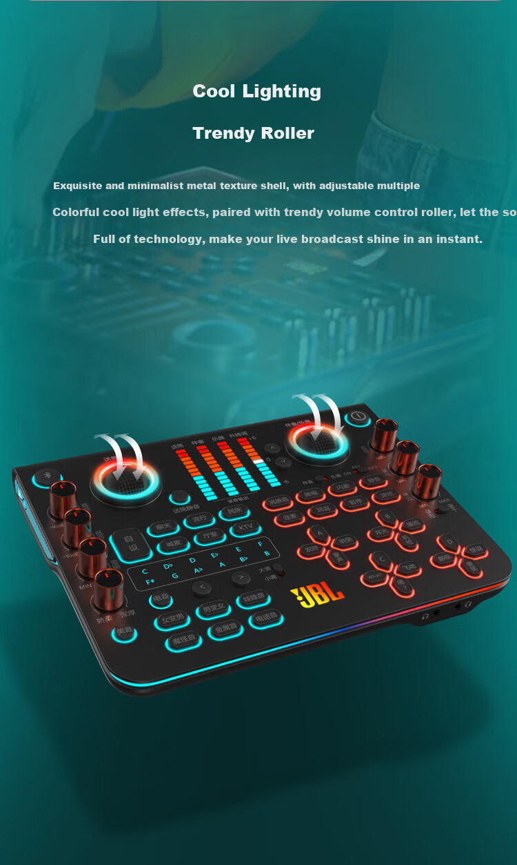 JBL KMP600 Live Streaming Sound Card Equipment Set for Mobile Phones And Computers, Professional Karaoke for Internet Celebrities, Suitable for Kuaishou And Douyin Live Streaming, Singing, Chatting, And Promoting Products 3
