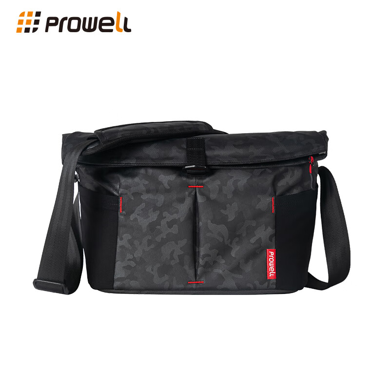 Pulewei Mirrorless Camera Bag, Crossbody Bag, Large Capacity Shoulder Bag, Casual Lightweight Portable Street Photography Bag for Sony, Canon, DJI, Nikon DSLR Cameras with Three Lenses