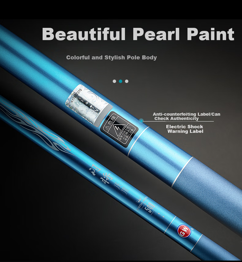 GW6.3-Meter Short Section Fishing Rod, Handheld Rod, Stream Fishing Pole, Beginner's Fishing Rod, Stream Rod, Fishing Tackle, Fishing Pole 6