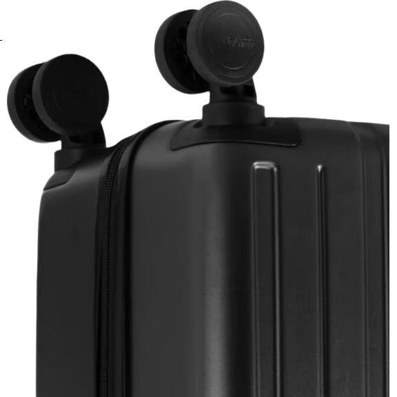 Чемодан American Tourister, 24 дюйма, большой, для студентов, черный