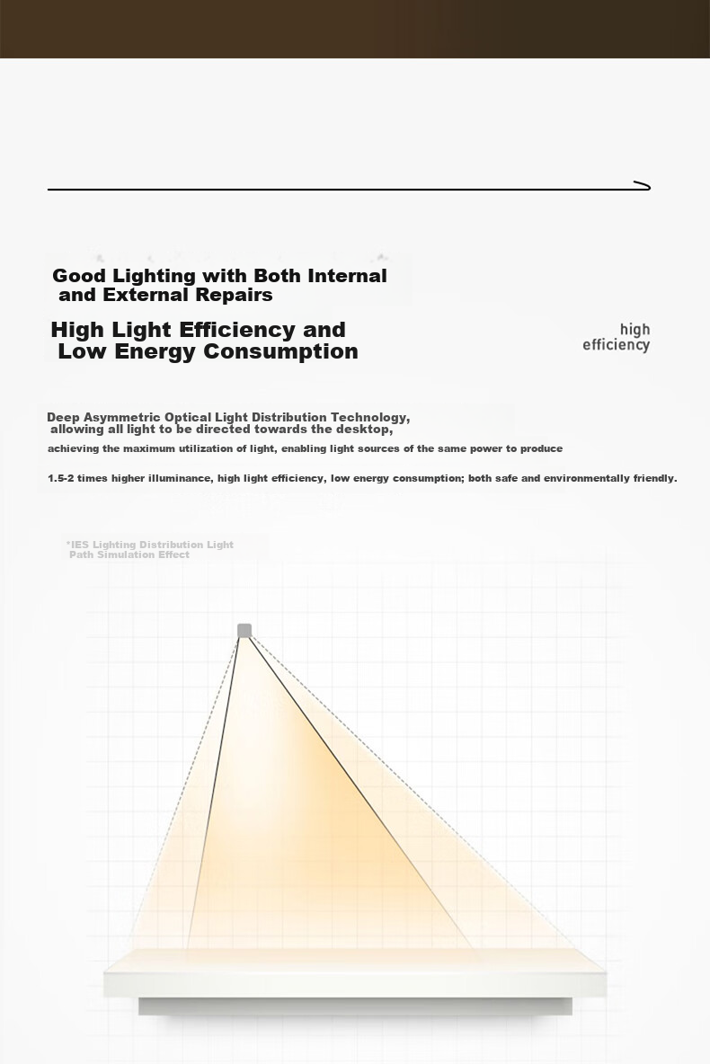 Dpdupi Eye Protection Lamp for Study, Reading, Homework, Students And Children, Smart Screen-Friendly Desk Lamp with Intelligent Lighting to Protect Visio 8