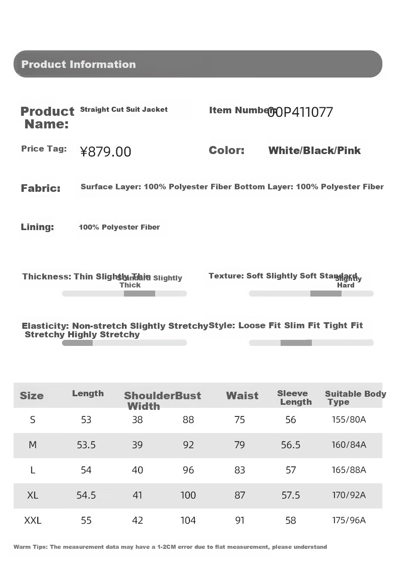 YANYEE Elegant Blazer for Women, Spring 2025, Waist-Cinching Slimming Professional Attire, High-End Formal Wear, Black, M 5