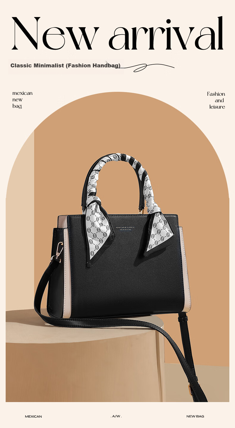 MEXICAN Handbag for Women, 2026 Cowhide Light Luxury Tote Bag, Shoulder Bag, Mom Bag, Valentine's Day Gift for Wife Or Girlfriend 18
