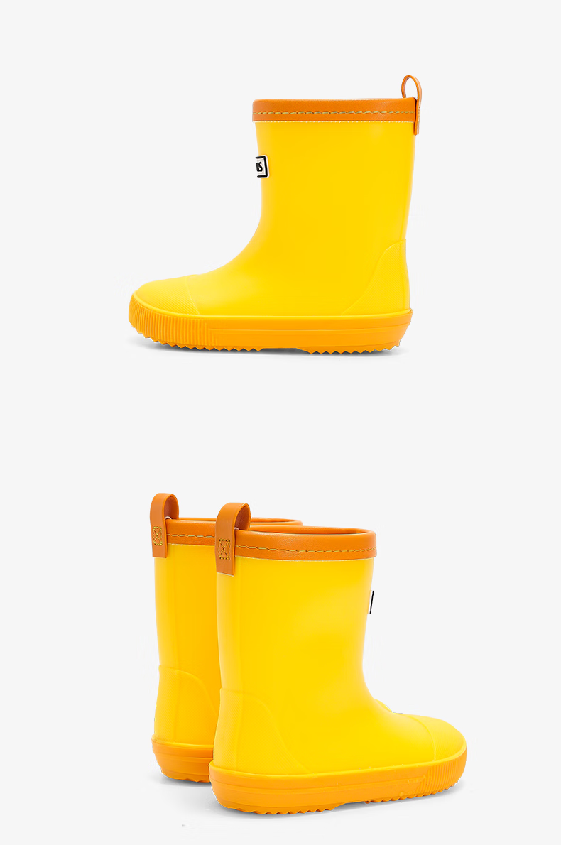 TARANIS Kids Children's Rain Boots Waterproof Comfortable Toddler Boys Girls Red Size 23 (2-6 Years) 14