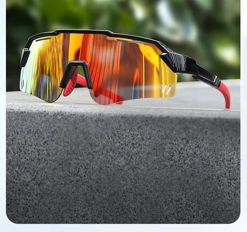 Kaponi Children's Outdoor Cycling Glasses for Boys And Girls, Ultra-Light Sports Sunglasses, UV Protection Polarized Sunglasses for Back-To 12