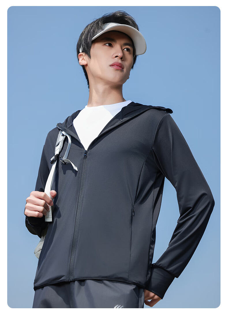 Combo Men's Ice Silk Summer UV Protection Ultra-Thin Breathable Cycling Outdoor Sun Protection Jacket Women's Fishing Coat 33