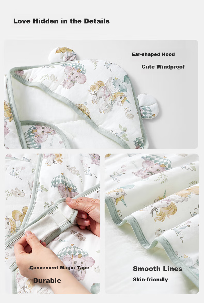 EMXEE Baby Swaddle Blanket, Spring And Summer Newborn Mulberry Silk Swaddle, Infant Wrap Blanket, Newborn Swaddling Cloth 15
