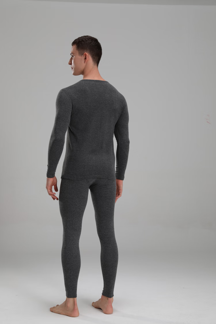 MiiOW Modal Mink Velvet + Acetate Thermal Velvet Men's Thermal Underwear Set [2025 Autumn Winter New] 5