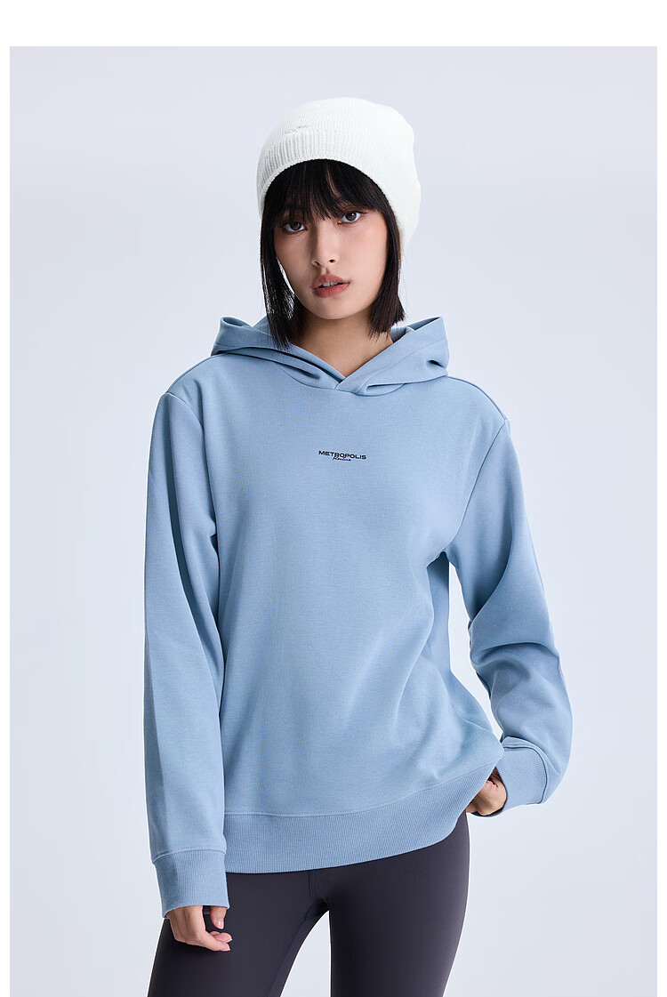 Meters Bonwe Hooded Sweatshirt, Unisex Style for Spring, New Trendy Cool Versatile Casual Couple Outfit Top 5