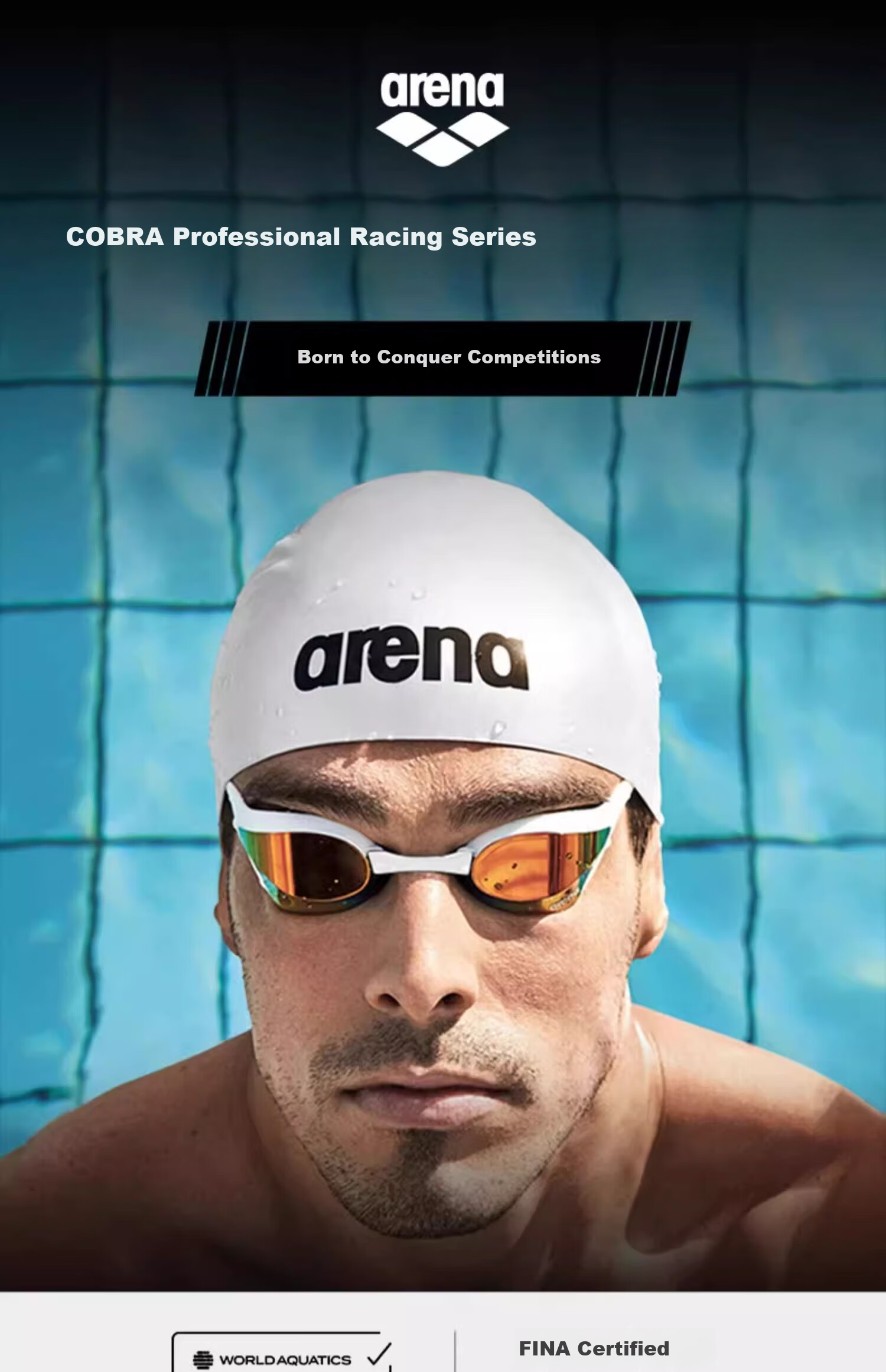 Arena High-Definition Anti-Fog Coated Racing Swim Goggles Professional Competition Training Fitness Swimming Glasses 1