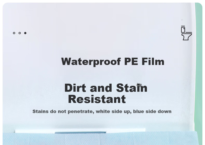 Briars Disposable Toilet Seat Covers Universal Type 0 Series Sterile Extended Length 50 Pieces Blue 10 Pieces/pack 8