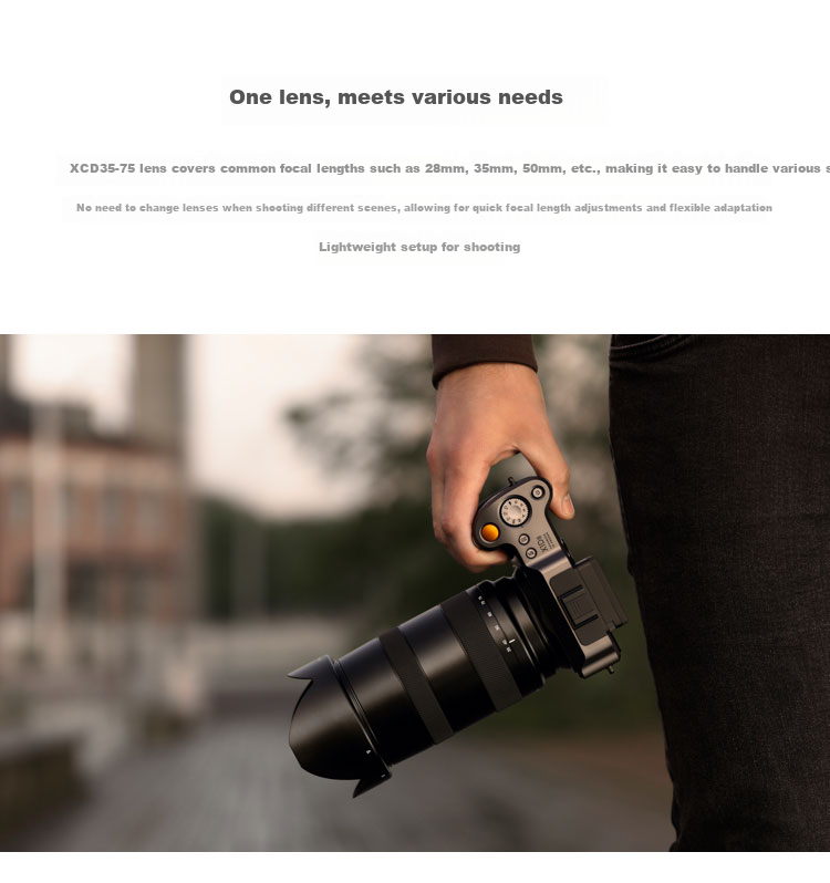 HASSELBLAD XCD 3.5-4.5/35-75 Super 2x Zoom Lens, Compatible with HASSELBLAD X2D/X1D/907X Series Full-Frame Cameras, Portrait Lens 4