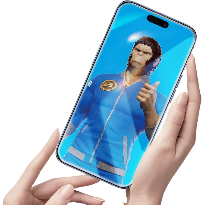 Защитное стекло Lanxingxiansheng для iPhone 16/15, полное покрытие, высокая четкость, безрамочное защитное стекло