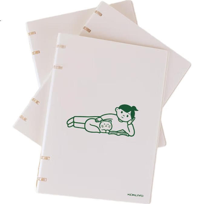 Блокнот KOKUYO Noritake Designer Collaboration Student Loose-Leaf Notebook, B5/10 листов, зеленый, WSG-RU2XP71G