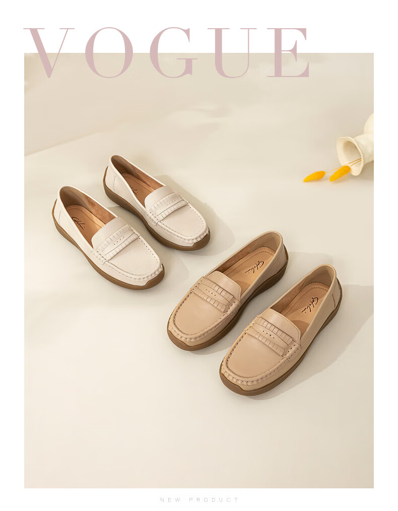 SATCHI Deep Mouth Soft Low Flat Women's Shoes 2025 Comfortable Casual Middle-aged and Elderly Shoes M618021B 1