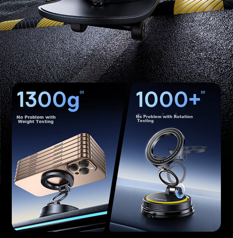 Baseus Car Phone Holder, Magnetic Vacuum Suction Cup, for Car Navigation And Dashboard, Universal Fit, New Model 2026 13