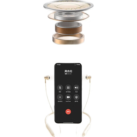 Беспроводные наушники iKF W1 S с шейным ободком, Bluetooth 5.4, внутриканальные, спортивные, для бега и игр, с низкой задержкой, качеством звука без потерь, шумоподавлением вызовов, длительным временем автономной работы, совместимы с телефонами, цвет "Афинский черный"