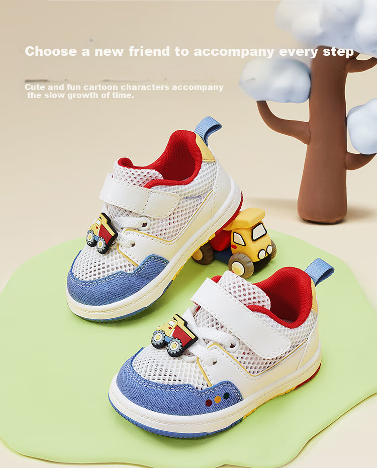 BALABALA Children's Shoes, Baby Walking Shoes, Kids' Sneakers, Infant Boys' And Girls' Summer New Breathable Shoes 2