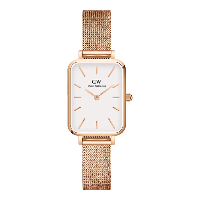 DanielWellington DW Ladies Watch, Vintage Small Square Watch, Light Luxury Niche Quartz Wristwatch, Birthday Gift for Girlfriend, DW431