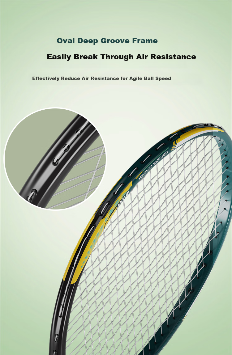JD Original Full Aluminum Frame Badminton Racket, Li Ren 500 Pro Pair Set, Includes 6 Durable Shuttlecocks 5
