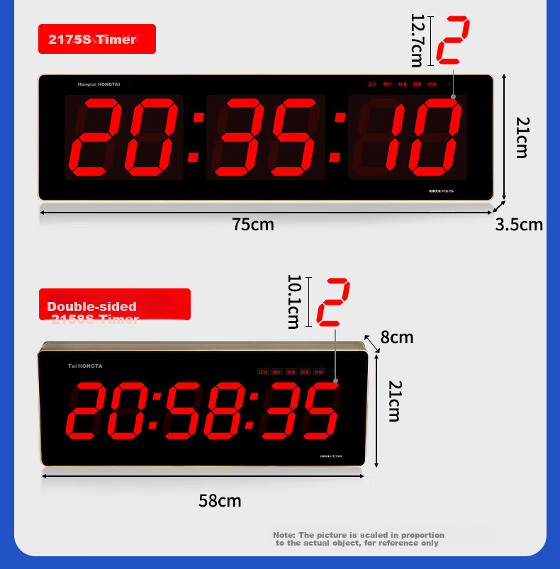 HoTai Electronic Multifunctional Sports Competition Reminder Countdown Timer with Wireless Hand Clapper, Model 3613 Timer 4