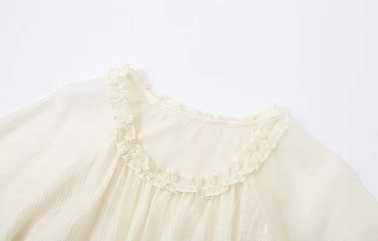 Demana [Light Oxygen Lyocell] Summer Romantic French Style Ruffle Collar Doll Dress with Detachable Belt Women's Dress 9