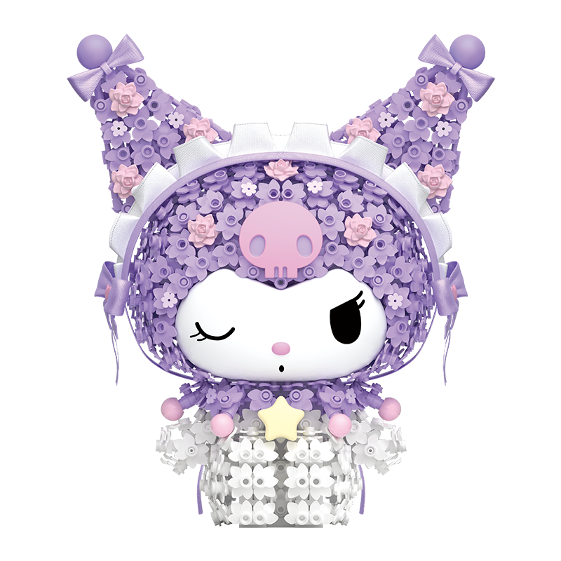 Moonlight Sanrio Kuromi Building Blocks Creative Toy Trendy Gift for Bestie Girlfriend Birthday