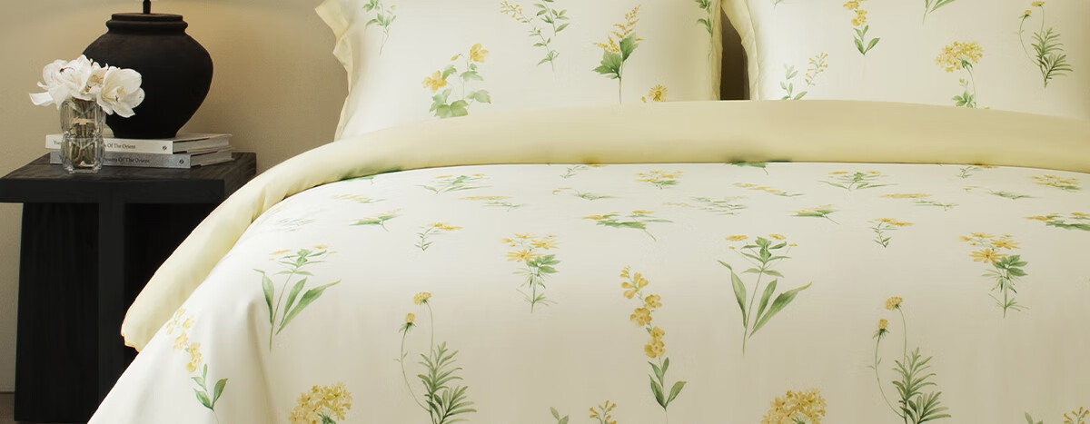 MIDO HOUSE Mingdu Bedding Set, Lenzing Tencel LFH60 Spring And Summer Bed Sheet, Duvet Cover, Bedding - Peach Shadow Love Story, 1.8m Bed Sheet Style 1