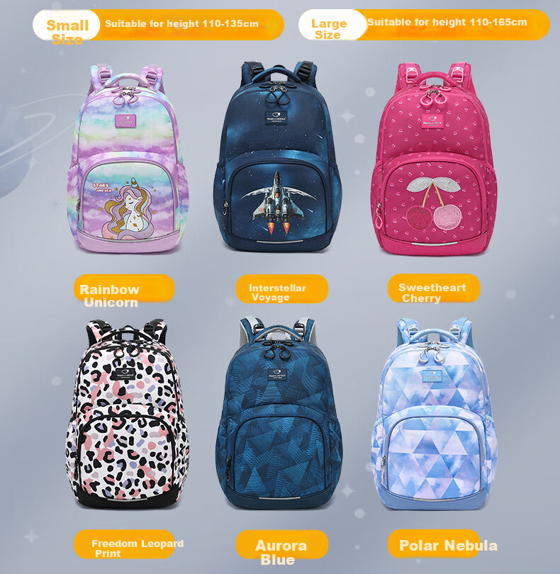 Herder Schoolbag for Primary School Students in Grades 3 to 6, Lightweight, Spine-Protecting, Breathable, New Model for Children in 2025 4