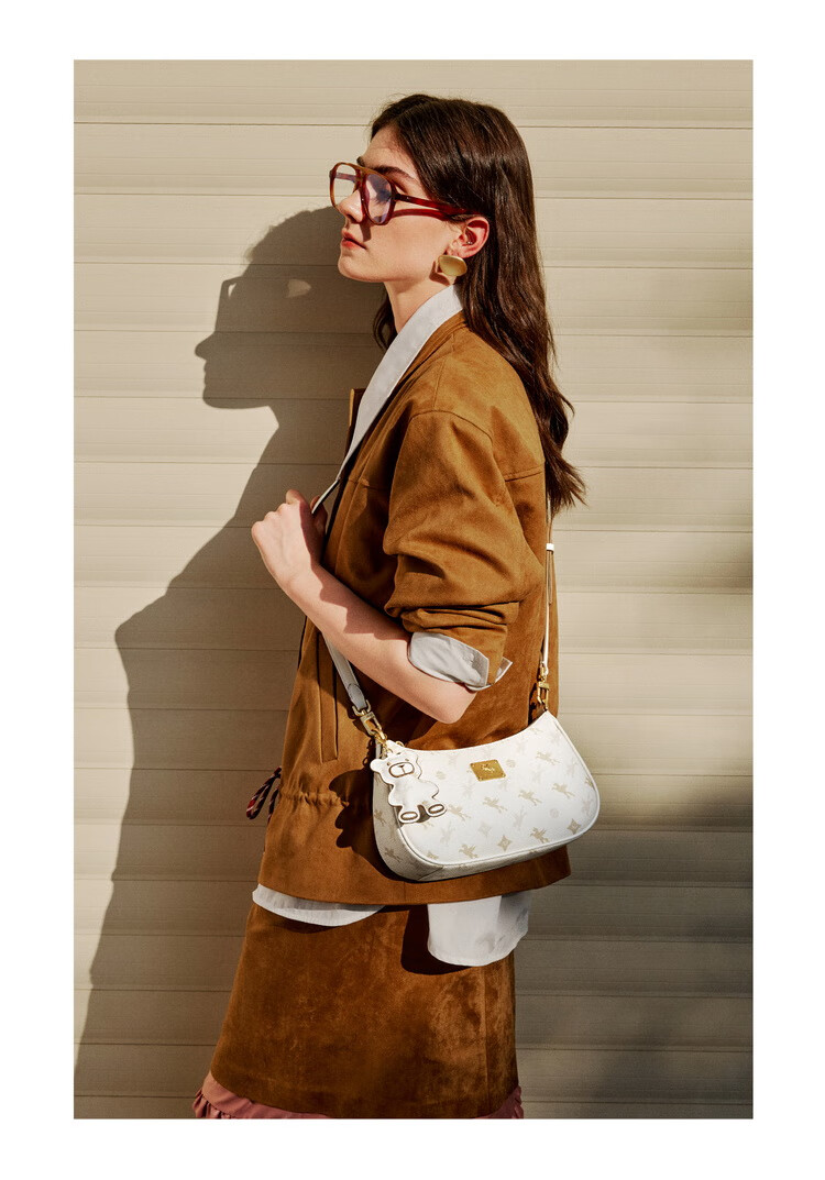 NUCELLE Pegasus Crescent Bag, 2026 Light Luxury Niche Underarm Dumpling Bag, Shoulder Crossbody Women's Bag, Valentine's Day Birthday Gift for Wome 13