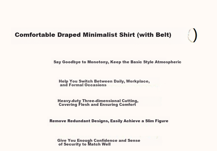 Dme [Elegant Top Student] Summer Comfortable Draping Cotton Wrinkle Shirt with Puff Sleeves And Belt, Women's Blouse Top 1