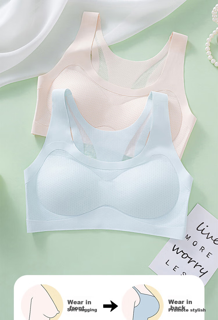MiiOW Children's Underwear, Puberty Girls' Underwear, Girls' Vest, Middle School And Elementary School Students 9-15 Years Old, Teenage Girls' Bra, Workwear Vest 7
