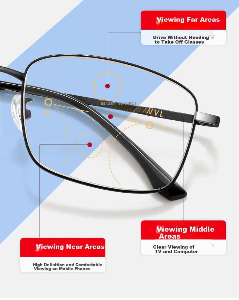 Mumujian Imported Reading Glasses for Men, Genuine Brand High-Quality Anti-Blue Light Glasses for Middle-Aged And Elderly Women, Adjustable Focus Lenses 4