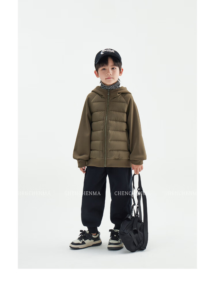 Chenchenma [Popcorn] Girls' Casual Pants, New Winter Style with Fleece Lining, Thickened All-In Warm Children's Joggers, 6837D 14