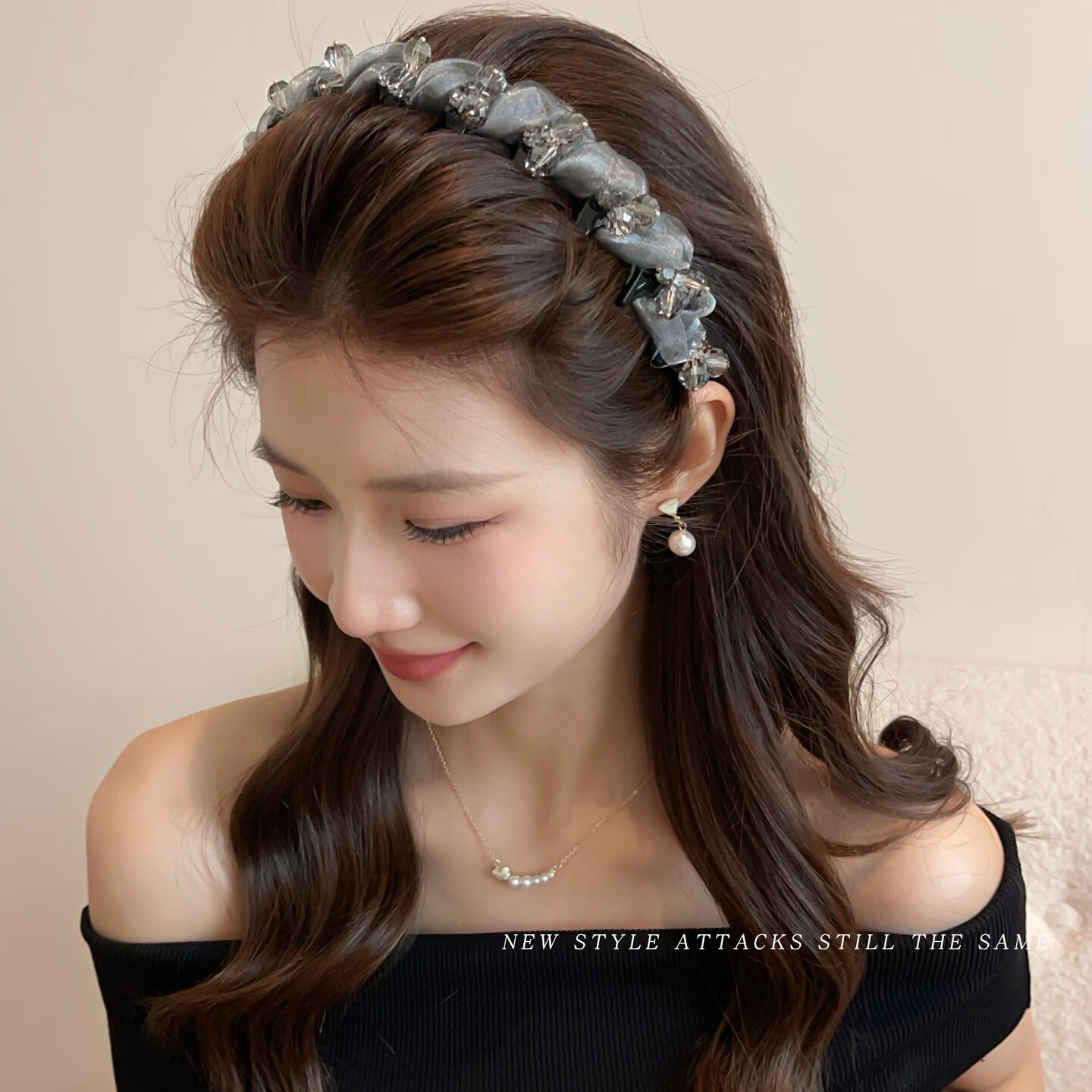 Dongyi Premium Headband for Women High-Top Hairband Student Face-Washing Hair Clip with Teeth Goddess Festival Gift 4