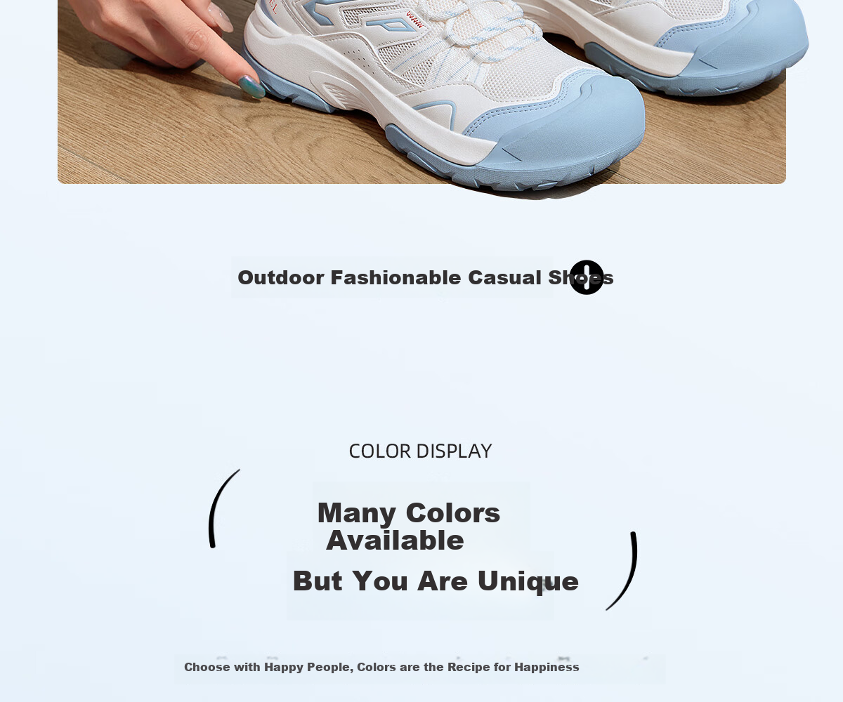 CAMEL Kunlun Mountain 2.0 Outdoor Casual Shoes Spring Men's Hiking Non-slip Wide Toe Cute Sports Shoes for Women 7697 Size 38 10