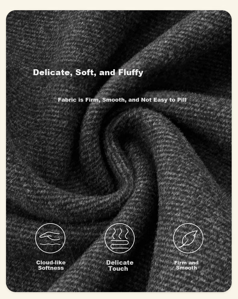 LangSha Women's Woolen Feel Skirt 2026 Spring Autumn High Waist Loose Slim A-Line Mid-Length Skirt 11