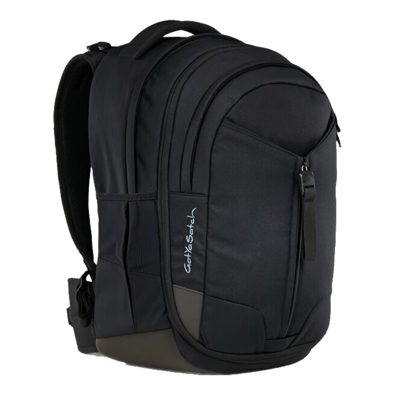 Got Ya Satch Large Capacity Backpack for Men And Women, Middle School And High School Students, Spine Protection And Load Reduction Imported Double Shoulder Schoolbag Black Tone