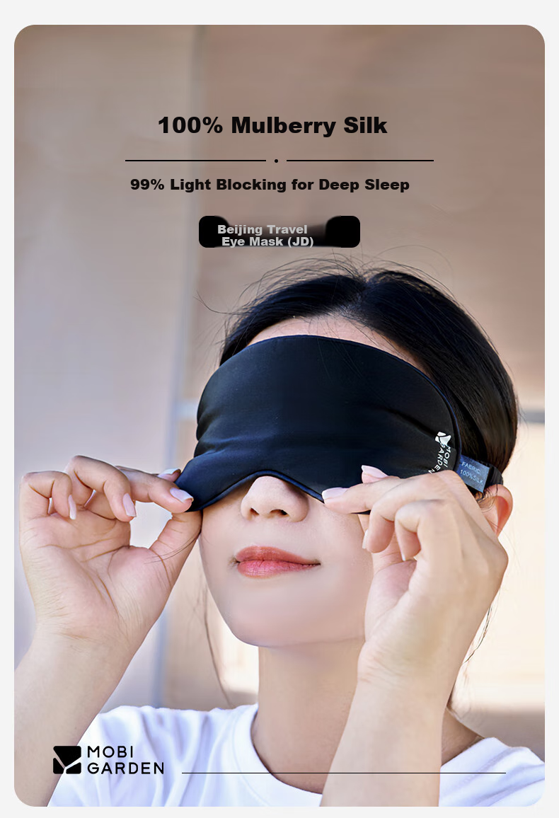 MOBIGARDEN Jinglv Sleep Mask for Adults, Eye Mask to Help with Sleep And Relieve Eye Fatigue, for Men And Women, NX25683001, Cherry Blossom Pink 1