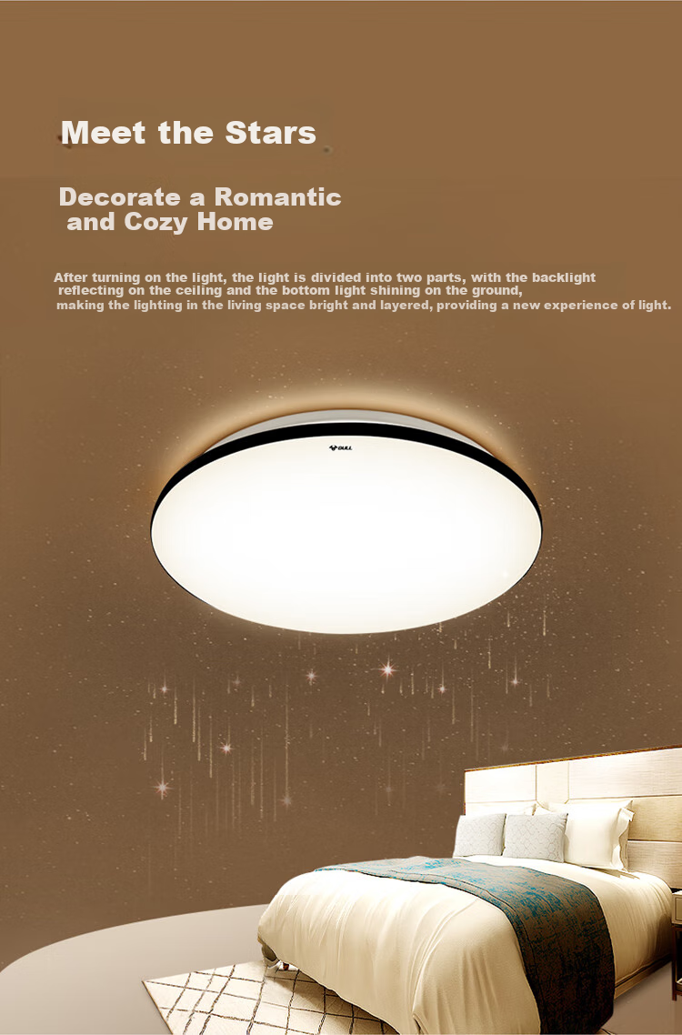 BULL Ceiling Light, Canshuan Full Spectrum Living Room Light, Three-Stage Dimming, 108W, Ra97 Color Rendering Index [All-Inclusive Price] 4