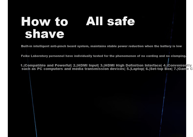 FLYCO F005 Electric Shaver Men's Electric Reciprocating Razor Full Body Washable Portable Birthday Gift for Boyfriend Husband Father Starry Gray 25